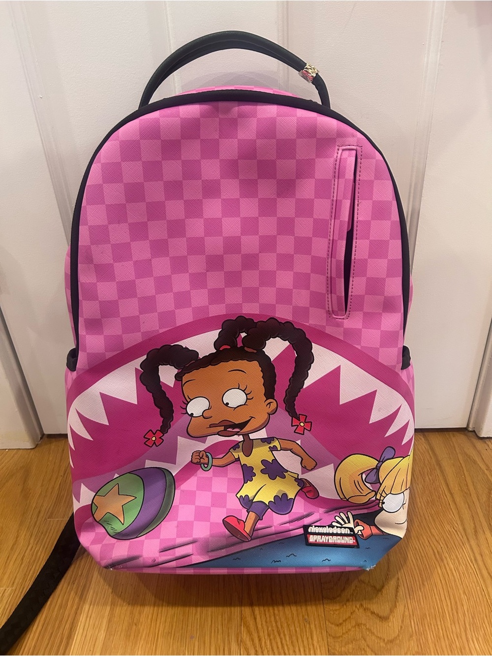 Sprayground Pink Checkerboard Rugrats Kids Backpack